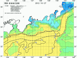関東・東海海況速報/広域(2012/10/27)