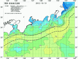 関東・東海海況速報/広域(2012/10/31)