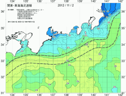 関東・東海海況速報/広域(2012/11/02)