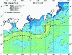関東・東海海況速報/広域(2012/11/10)