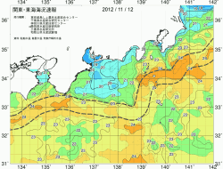 関東・東海海況速報/広域(2012/11/12)