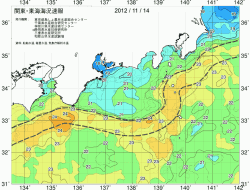 関東・東海海況速報/広域(2012/11/14)