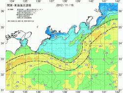 関東・東海海況速報/広域(2012/11/16)