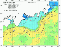 関東・東海海況速報/広域(2012/11/17)