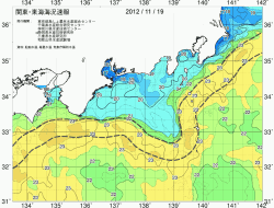 関東・東海海況速報/広域(2012/11/19)