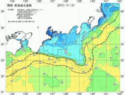 関東・東海海況速報/広域(2012/11/21)