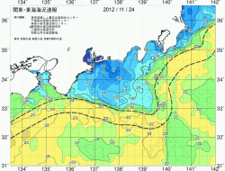 関東・東海海況速報/広域(2012/11/24)