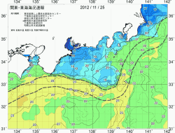 関東・東海海況速報/広域(2012/11/25)