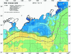 関東・東海海況速報/広域(2012/12/03)