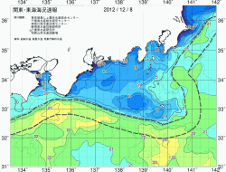 関東・東海海況速報/広域(2012/12/08)