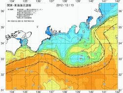 関東・東海海況速報/広域(2012/12/13)