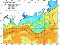 関東・東海海況速報/広域(2012/12/15)