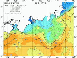 関東・東海海況速報/広域(2012/12/18)