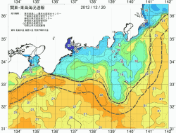 関東・東海海況速報/広域(2012/12/20)