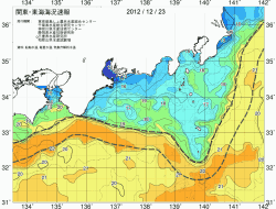 関東・東海海況速報/広域(2012/12/23)