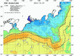 関東・東海海況速報/広域(2012/12/27)