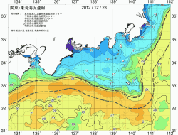 関東・東海海況速報/広域(2012/12/28)