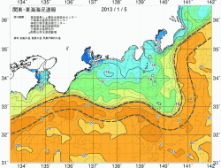 関東・東海海況速報/広域(2013/01/05)