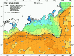 関東・東海海況速報/広域(2013/01/06)