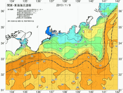 関東・東海海況速報/広域(2013/01/09)