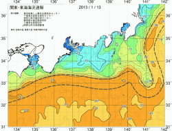 関東・東海海況速報/広域(2013/01/13)