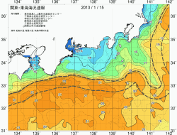 関東・東海海況速報/広域(2013/01/15)
