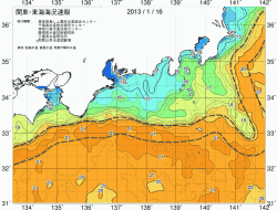 関東・東海海況速報/広域(2013/01/16)