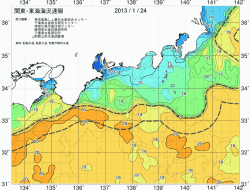 関東・東海海況速報/広域(2013/01/24)