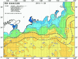 関東・東海海況速報/広域(2013/01/28)