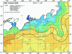 関東・東海海況速報/広域(2013/01/29)