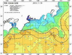 関東・東海海況速報/広域(2013/01/30)