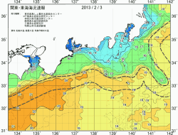 関東・東海海況速報/広域(2013/02/03)