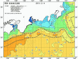 関東・東海海況速報/広域(2013/02/04)