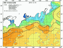 関東・東海海況速報/広域(2013/02/06)