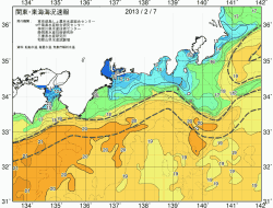 関東・東海海況速報/広域(2013/02/07)