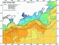 関東・東海海況速報/広域(2013/02/08)