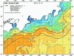 関東・東海海況速報/広域(2013/02/09)