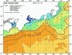 関東・東海海況速報/広域(2013/02/12)