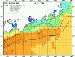 関東・東海海況速報/広域(2013/02/24)
