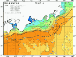 関東・東海海況速報/広域(2013/03/04)