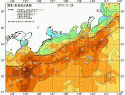 関東・東海海況速報/広域(2013/03/28)