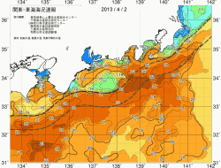 関東・東海海況速報/広域(2013/04/02)