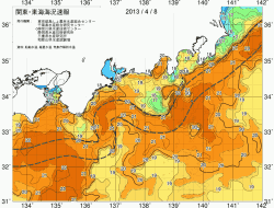 関東・東海海況速報/広域(2013/04/08)