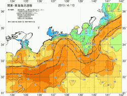 関東・東海海況速報/広域(2013/04/13)