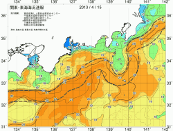 関東・東海海況速報/広域(2013/04/15)