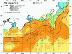 関東・東海海況速報/広域(2013/04/17)