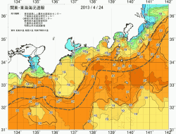 関東・東海海況速報/広域(2013/04/24)