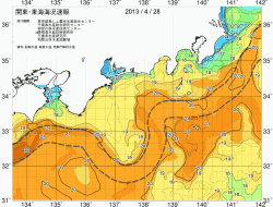 関東・東海海況速報/広域(2013/04/28)