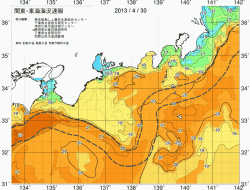 関東・東海海況速報/広域(2013/04/30)