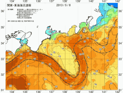 関東・東海海況速報/広域(2013/05/08)